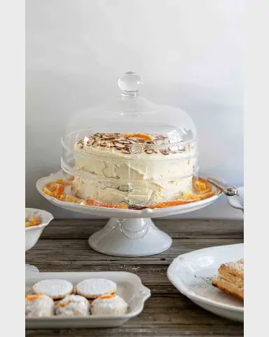 Juliska Berry & Thread Whitewash 14" Cake Stand | Thumbnail 4