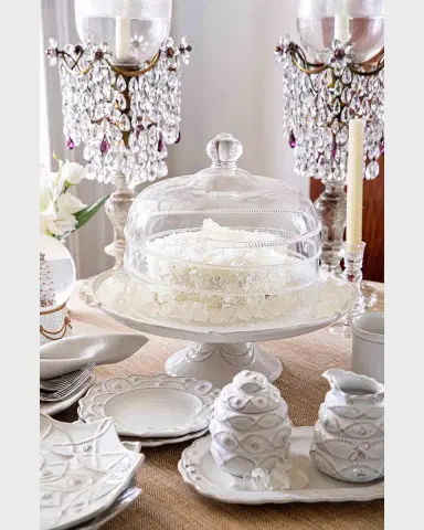 Juliska Berry & Thread Whitewash 14" Cake Stand | Thumbnail 7