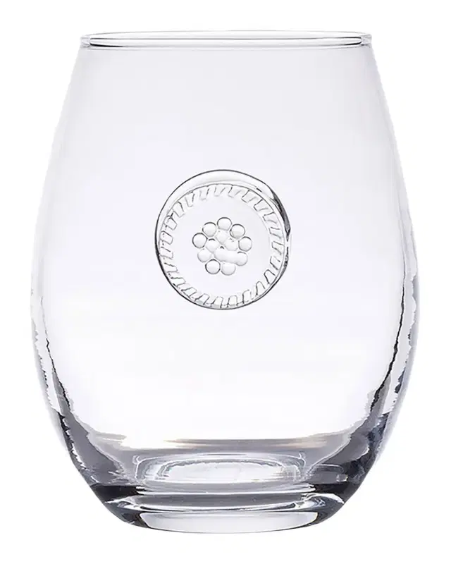 Juliska Berry & Thread Stemless White Wine Glass