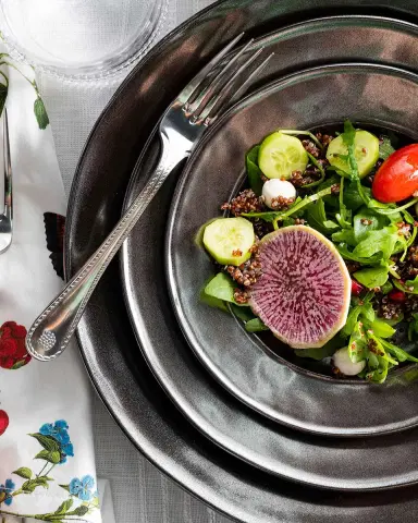 Juliska Pewter Stoneware Dinner Plate | Thumbnail 3 Juliska Pewter Stoneware Dinner Plate | Thumbnail 3