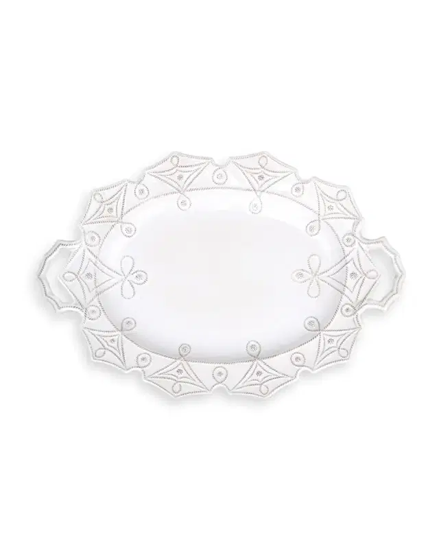 Juliska Jardins du Monde 25" Platter - Whitewash