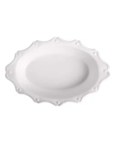 Juliska Berry & Thread 18" Oval Baker - Whitewash | Thumbnail 1