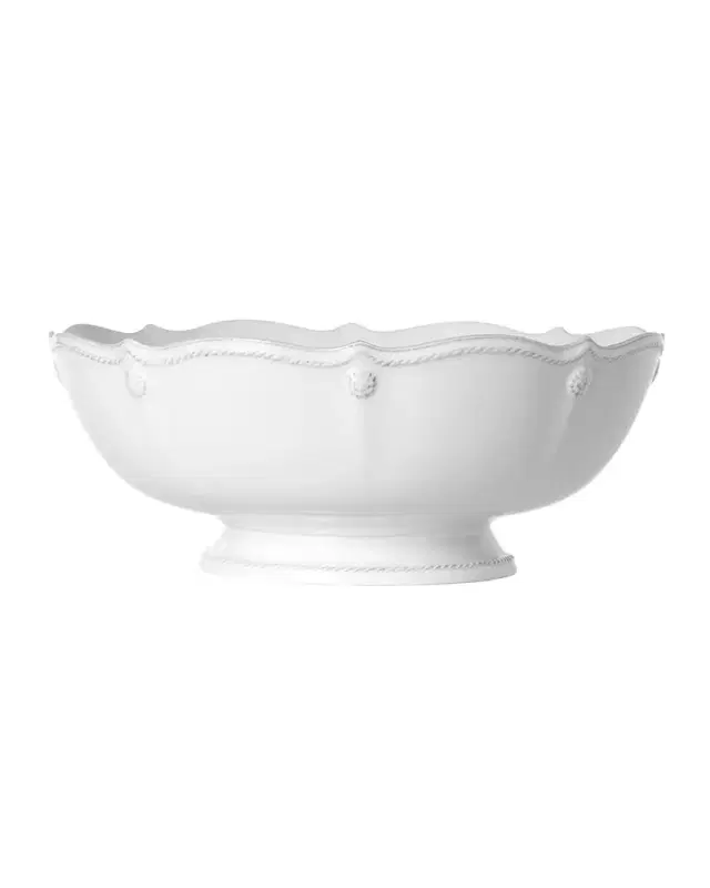Juliska Berry & Thread 11" Footed Fruit Bowl - Whitewash