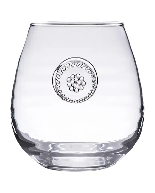 Juliska Berry & Thread Stemless Red Wine Glass, 15 oz.