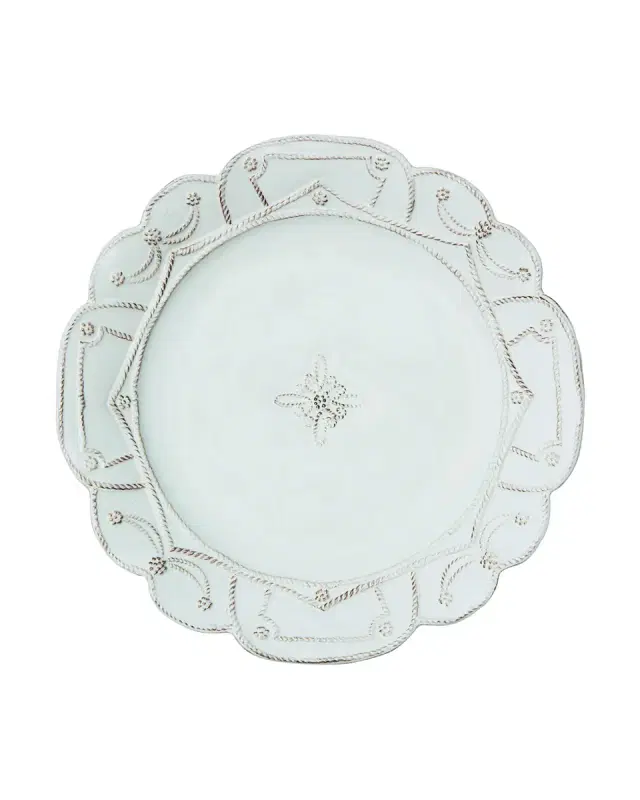 Juliska Jardins du Monde Dinner Plate - Whitewash