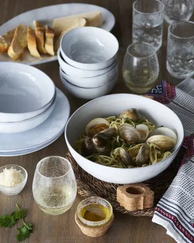 Juliska Quotidien 10" Serving Bowl - White Truffle | Thumbnail 2 Juliska Quotidien 10" Serving Bowl - White Truffle | Thumbnail 2