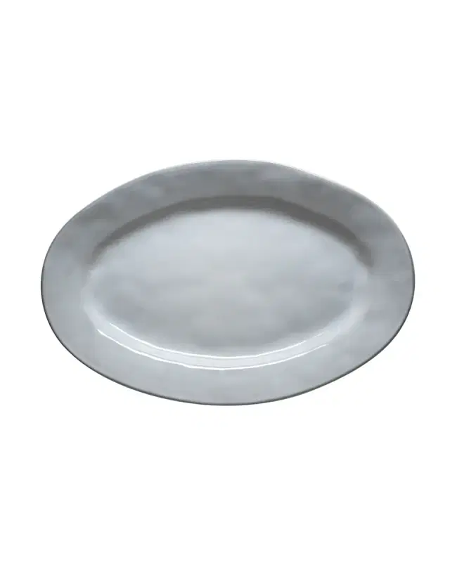 Juliska Quotidien 15" Oval Platter - White Truffle