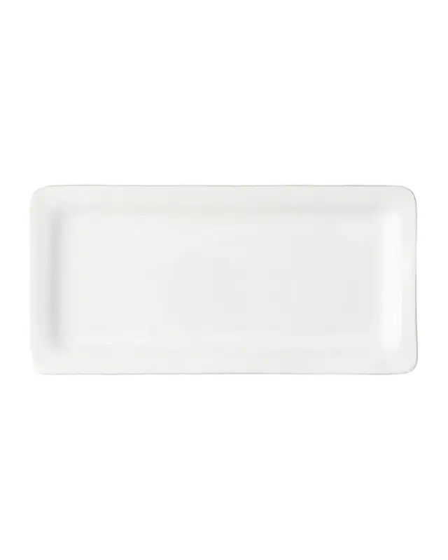 Juliska Puro 15" Rectangular Appetizer Platter - Whitewash