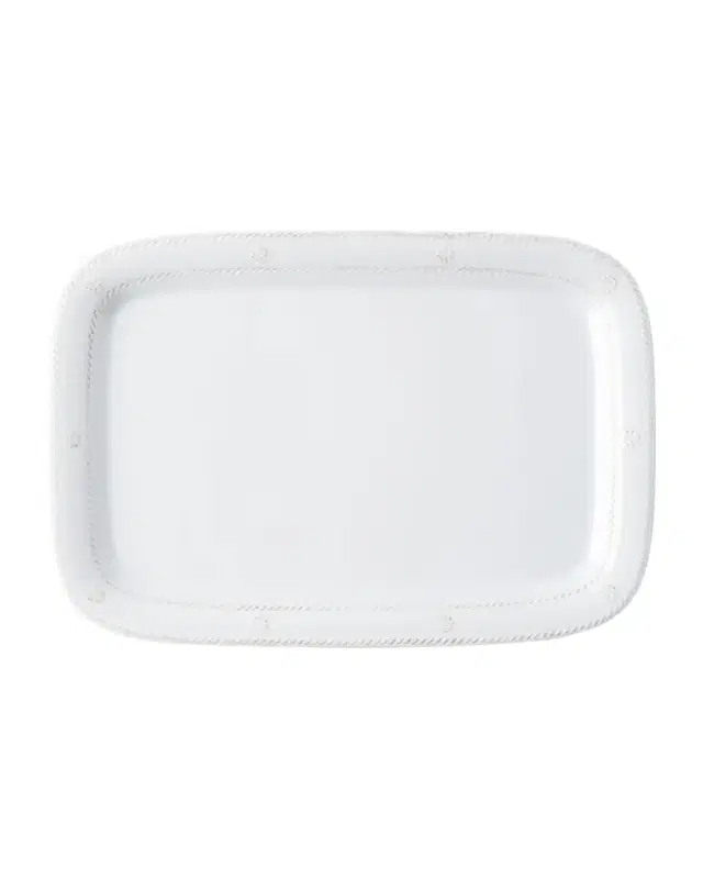 Juliska Berry & Thread Melamine 16" Tray - Whitewash