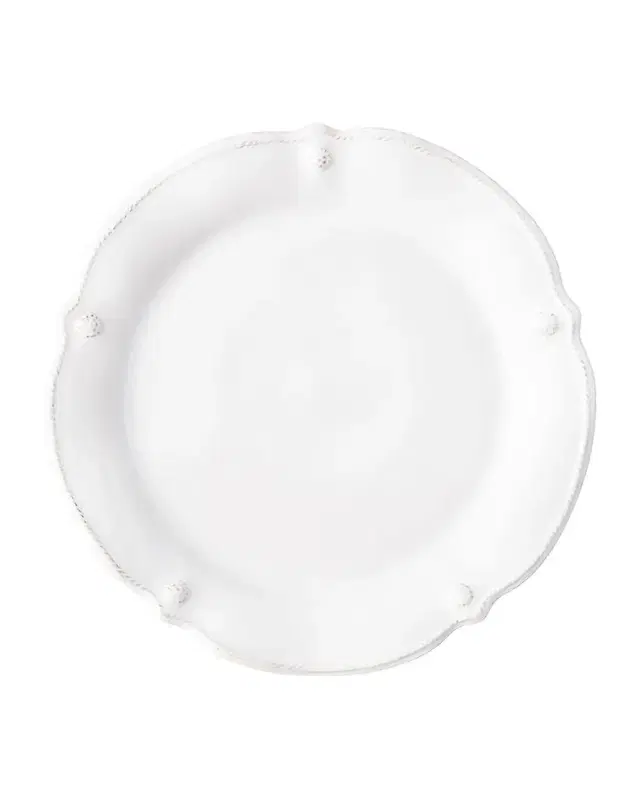 Juliska Berry & Thread Flared Dinner Plate - Whitewash