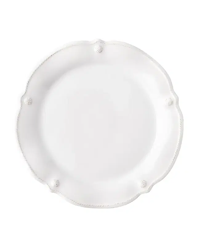 Juliska Berry & Thread Flared Dessert/Salad Plate - Whitewash