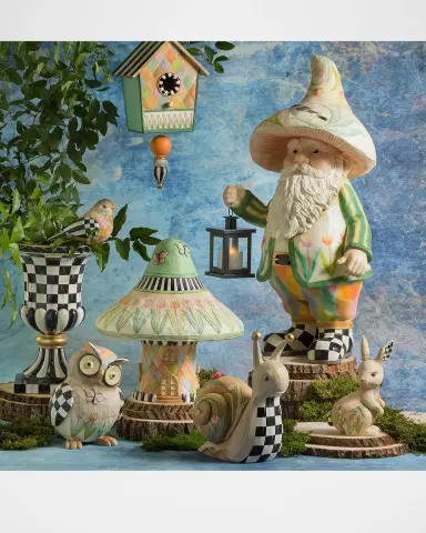 MacKenzie-Childs Courtly Check Pedestal Urn | Thumbnail 6 MacKenzie-Childs Courtly Check Pedestal Urn | Thumbnail 6