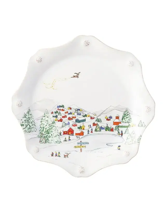Juliska Berry & Thread North Pole Dessert/Salad Plate