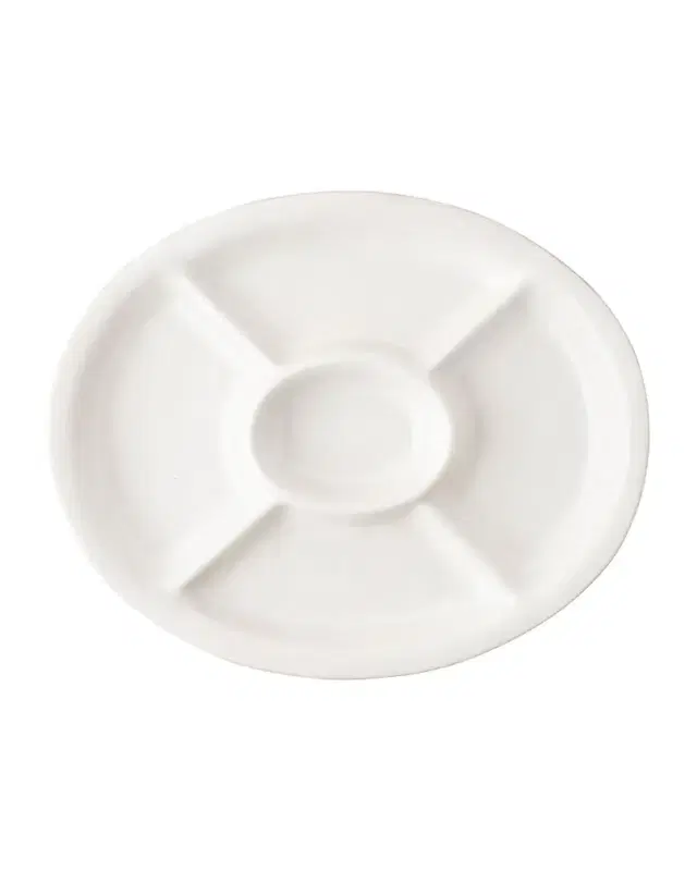 Juliska Puro 15" Crudite Platter - Whitewash