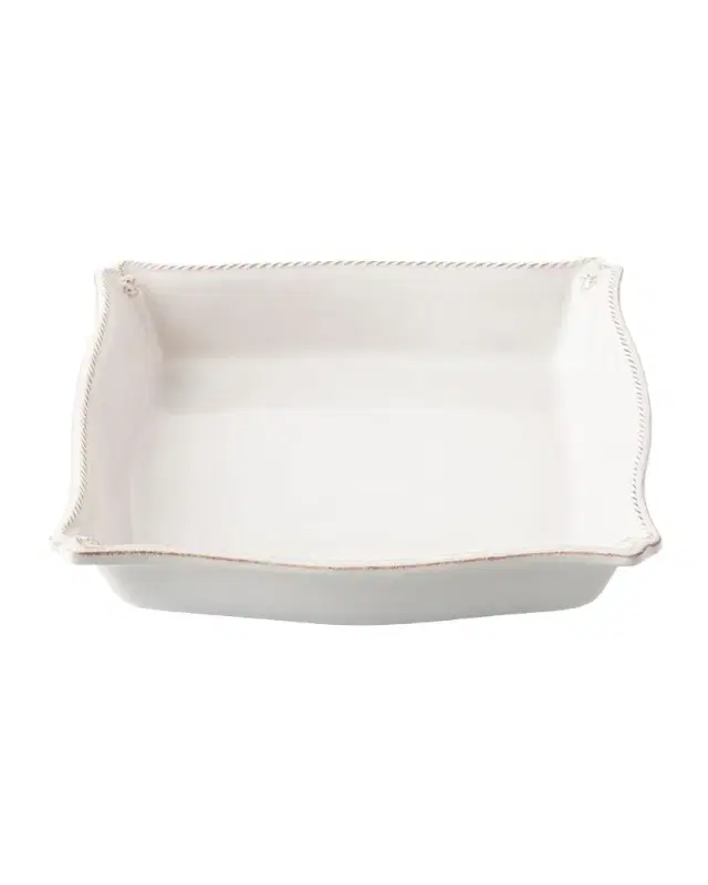 Juliska Berry & Thread Matzoh Plate - Whitewash
