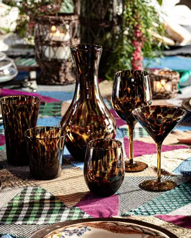 Juliska Puro Tortoiseshell Martini Glass | Thumbnail 3
