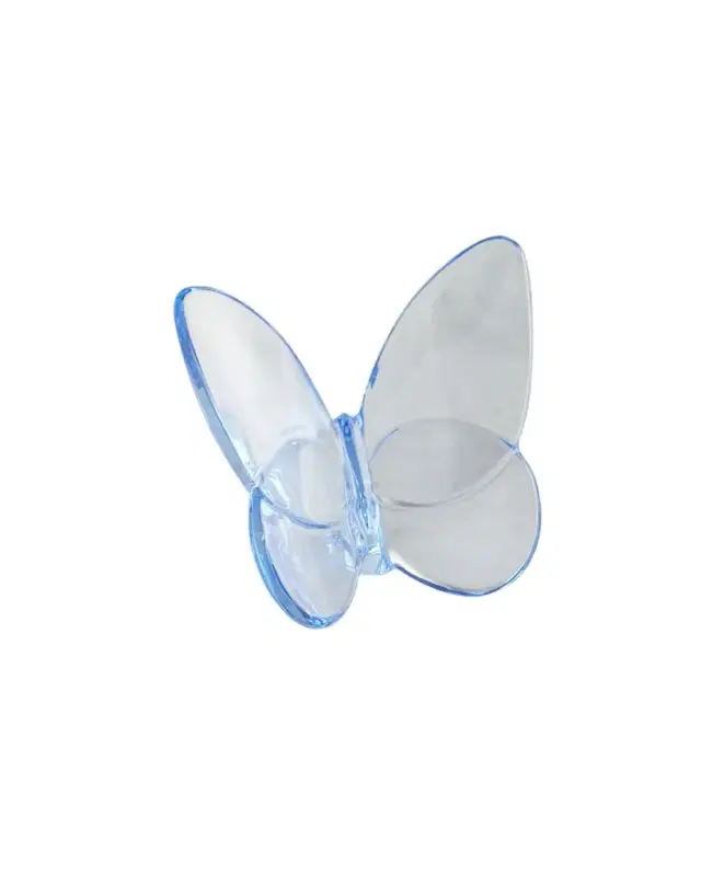Baccarat Exclusive Lucky Butterfly Figurine, Sky Blue