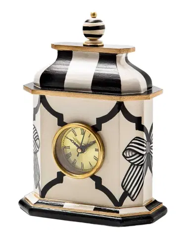 MacKenzie-Childs Pretty as a Bow Clock | Thumbnail 1 MacKenzie-Childs Pretty as a Bow Clock | Thumbnail 1