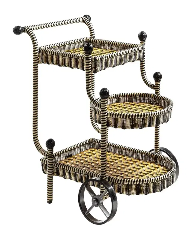 MacKenzie-Childs Courtyard Bar Cart