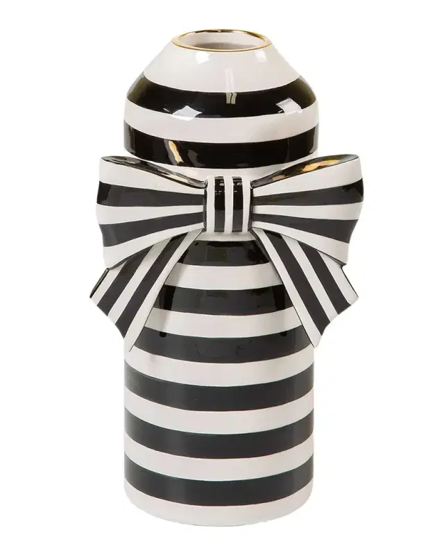 MacKenzie-Childs Courtly Bow Vase