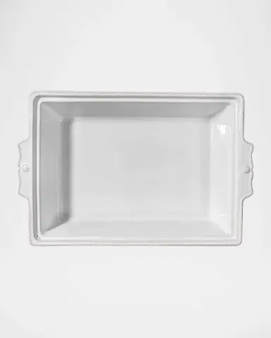 Juliska Berry & Thread Whitewash Lidded 13" Rectangular Baker, 3 Quarts | Thumbnail 4