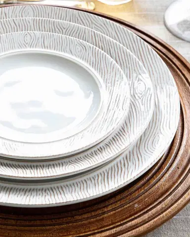 Juliska Blenheim Oak Whitewash Dinner Plate | Thumbnail 4