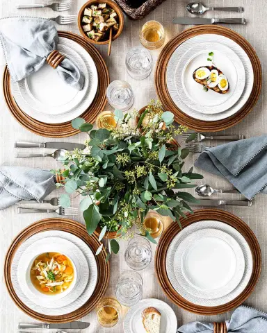 Juliska Blenheim Oak Whitewash Dinner Plate | Thumbnail 5