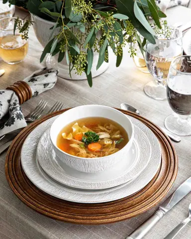 Juliska Blenheim Oak Whitewash Dinner Plate | Thumbnail 7