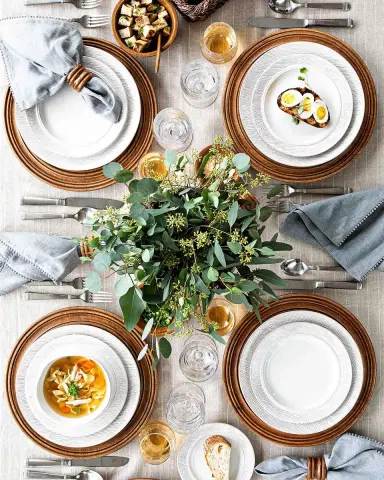 Juliska Blenheim Oak Whitewash 16-Piece Dinnerware Set | Thumbnail 5 Juliska Blenheim Oak Whitewash 16-Piece Dinnerware Set | Thumbnail 5