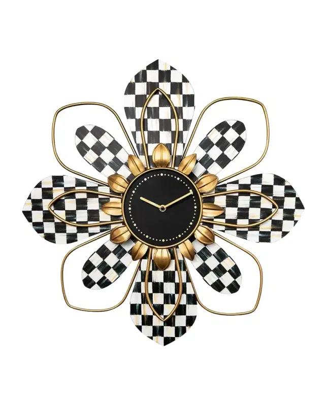 MacKenzie-Childs Blooming Wall Clock