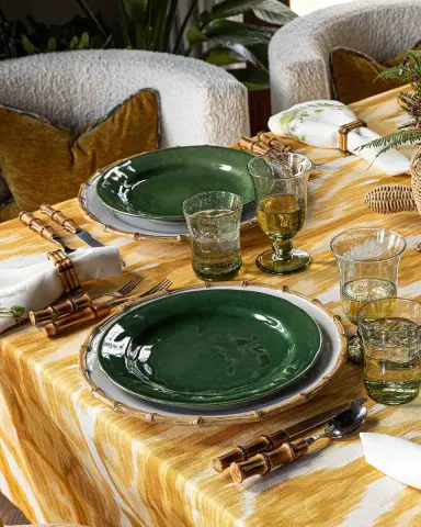 Juliska Puro Basil Dinner Plate | Thumbnail 3 Juliska Puro Basil Dinner Plate | Thumbnail 3