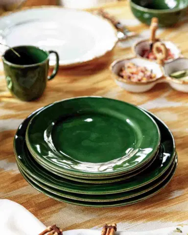 Juliska Puro Basil Dinner Plate | Thumbnail 4 Juliska Puro Basil Dinner Plate | Thumbnail 4