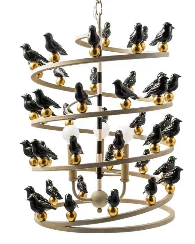 MacKenzie-Childs Birdy Chandelier