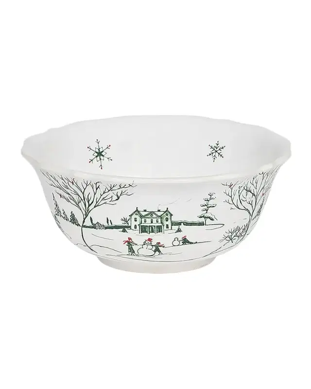 Juliska Country Estate Winter Frolic Cereal Bowl - Evergreen