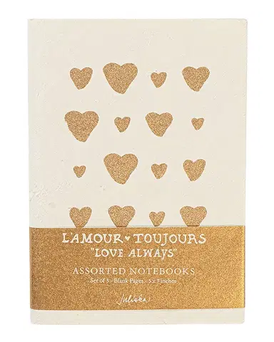 Juliska L 'Amour Toujours Assorted Journals, Set of 3 | Thumbnail 1
