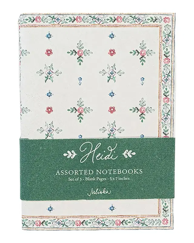 Juliska Heidi Assorted Journals, Set of 3