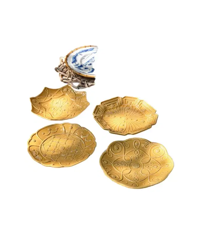 Juliska Jardins Du Monde Assorted Dessert/Salad Plates, Set of 4