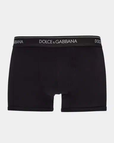 Dolce & Gabbana Men's Jersey Stretch 3-Pack Boxer Briefs | Thumbnail 2