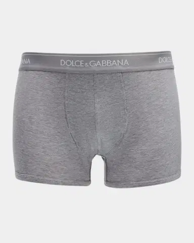 Dolce & Gabbana Men's Jersey Stretch 3-Pack Boxer Briefs | Thumbnail 3