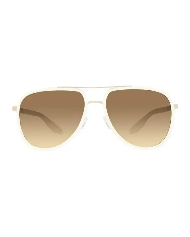 BARTON PERREIRA Cani Titanium Aviator Sunglasses