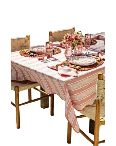 Juliska Cabana Stripe Tablecloth | Thumbnail 1 Juliska Cabana Stripe Tablecloth | Thumbnail 1