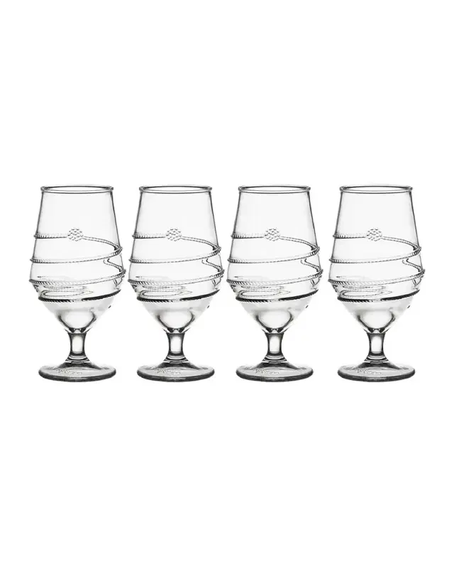Juliska Amalia Acrylic Goblet, Set of 4