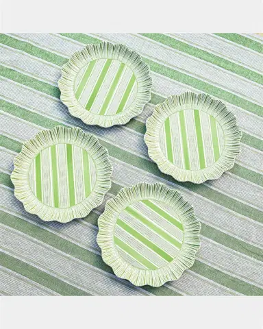 Juliska Cabana Stripe Melamine Dinner Plates | Thumbnail 3 Juliska Cabana Stripe Melamine Dinner Plates | Thumbnail 3