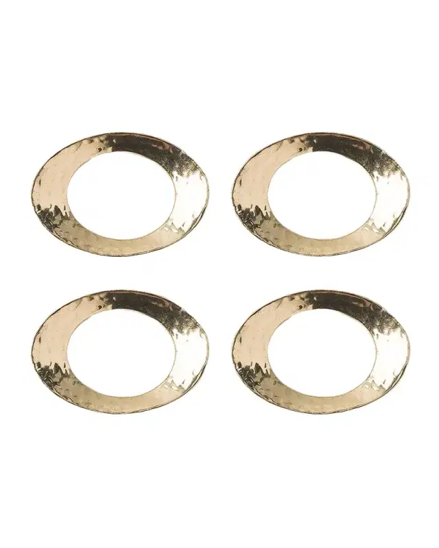 Juliska Puro Napkin Rings, Set of 4