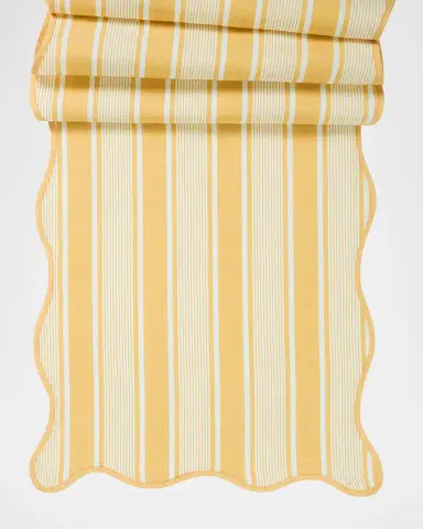 Juliska Cabana Stripe Table Runner, 18" x 90" | Thumbnail 2 Juliska Cabana Stripe Table Runner, 18" x 90" | Thumbnail 2