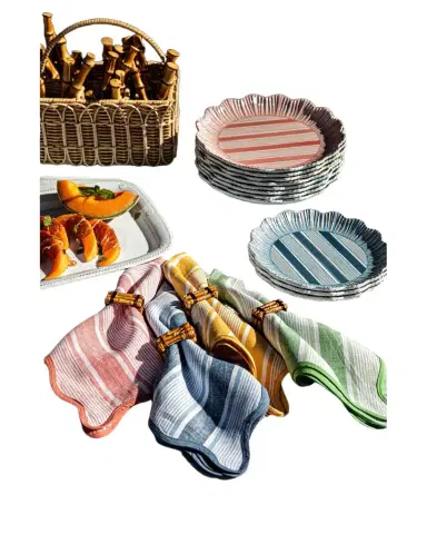 Juliska Cabana Stripe Assorted Napkins | Thumbnail 1 Juliska Cabana Stripe Assorted Napkins | Thumbnail 1