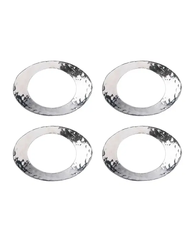 Juliska Puro Napkin Rings, Set of 4