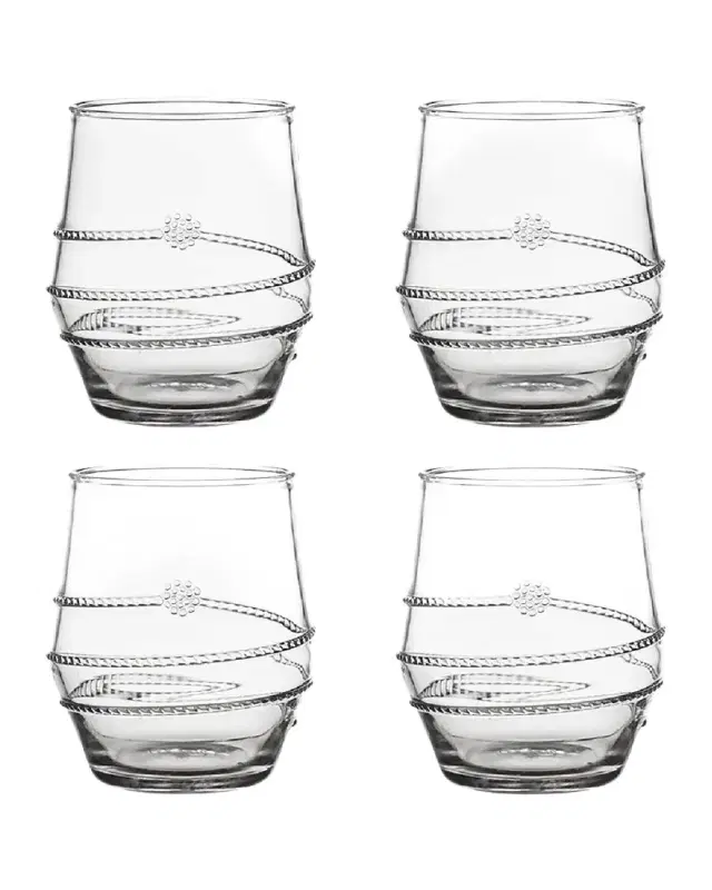 Juliska Amalia Acrylic Small Tumbler, Set of 4