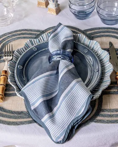 Juliska Cabana Stripe Napkins | Thumbnail 6 Juliska Cabana Stripe Napkins | Thumbnail 6
