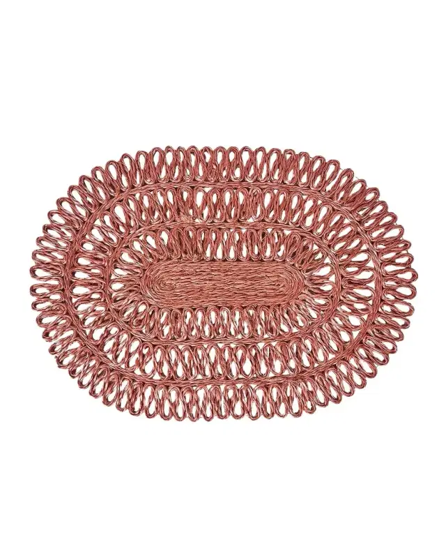 Juliska Straw Loop Oval Placemat
